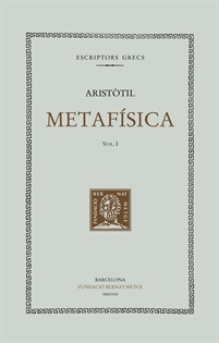 Books Frontpage Metafisica ( vol. I) Llibres I-VII