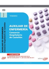 Books Frontpage Auxiliar de Enfermería Consorcio Hospitalario de Castellón. Temario
