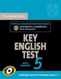Books Frontpage Cambridge Key English Test 5 Student's Book with answers