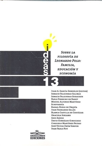 Books Frontpage Sobre la filosofía de Leonardo Polo: Familia, educación y economía