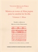 Front pageMúsica en torno al Motu proprio para la catedral de Sevilla. Vol. 1, Misas