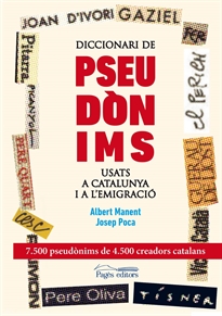Books Frontpage Diccionari de pseudònims usats a Catalunya i a l'emigració