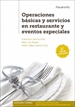 Front pageOperaciones básicas y servicios en restaurante y eventos especiales  2.ª edición