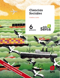 Books Frontpage Ciencias sociales. 6 Primaria. Más Savia. Castilla León