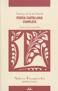 Books Frontpage Poesía castellana completa de Francisco Sá de Miranda