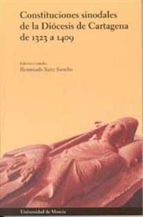 Books Frontpage Constituciones Sinodales de la Diocesis de Cartagena de 1323 a 1409