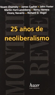 Books Frontpage 25 años de neoliberalismo