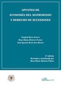 Books Frontpage Apuntes de economía del matrimonio y derecho de sucesiones