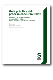 Books Frontpage Guía práctica del proceso concursal 2015