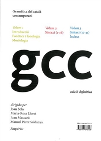 Books Frontpage Gramàtica del català contemporani I, II i III