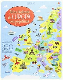 Books Frontpage Atlas ilustrado de Europa con pegatinas