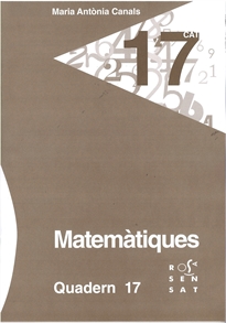 Books Frontpage Matemàtiques. Quadern 17