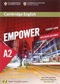 Books Frontpage Cambridge English Empower for Spanish Speakers A2 Student's Book with Online Assessment and Practice