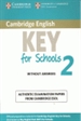 Front pageCambridge English Key for Schools 2 Student's Book without Answers