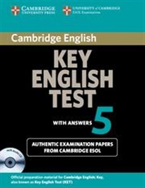 Books Frontpage Cambridge Key English Test 5 Self Study Pack (Student's Book with answers and Audio CD)