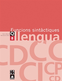Books Frontpage Quadern de llengua 8: Funcions sintàctiques