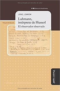 Books Frontpage Luhmann, intérprete de Husserl