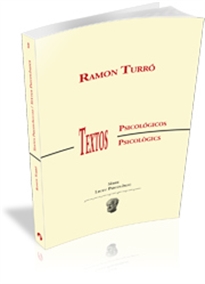 Books Frontpage Ramon Turró. Textos Psicòlogics-Textos Psicológicos