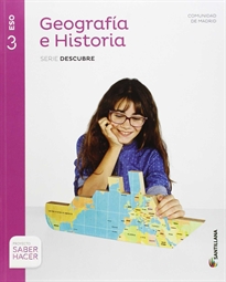 Books Frontpage Geografia E Historia Madrid Serie Descubre 3 Eso Saber Hacer