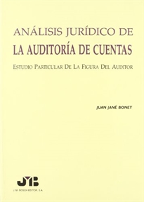 Books Frontpage Análisis jurídico de la Auditoría de cuentas.