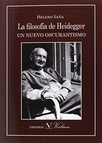 Books Frontpage La filosofía de Heidegger. Un nuevo oscurantismo