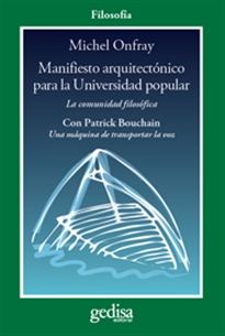 Books Frontpage Manifiesto arquitectónico para la Universidad popular