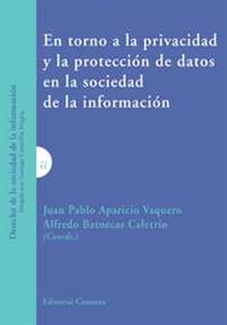 Books Frontpage En torno a la privacidad y la protección de datos en la sociedad de la información