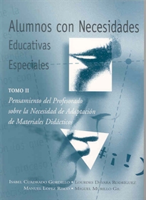 Books Frontpage Alumnos con necesidades educativas especiales. Pensamiento del profesorado sobre la necesidad de adaptación de materiales didácticos