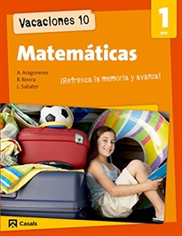 Books Frontpage Vacaciones 10. Matemáticas 1 ESO