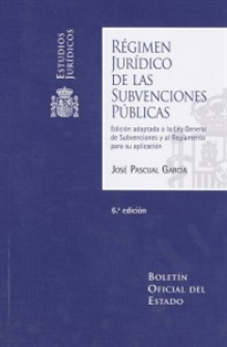 Books Frontpage Régimen Jurídico de las Subvenciones Públicas