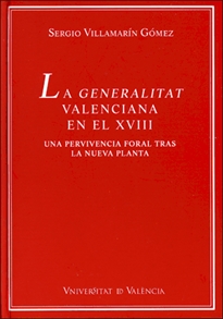 Books Frontpage La Generalitat Valenciana en el XVIII