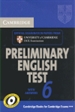 Front pageCambridge Preliminary English Test 6 Student's Book with answers