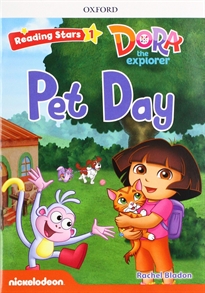 Books Frontpage Dora the explorer: Dora Pet Day + audio Dora la Exploradora