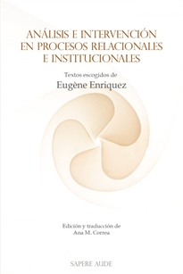 Books Frontpage Análisis e intervención en procesos relacionales e institucionales