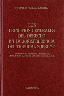 Books Frontpage Los principios generales del derecho en la jurisprudencia del Tribunal Supremo