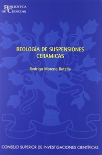 Books Frontpage Reología de suspensiones cerámicas