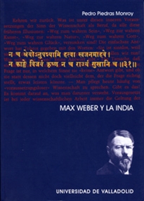 Books Frontpage Max Weber Y La India