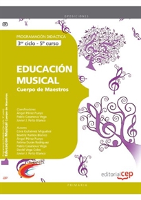 Books Frontpage Cuerpo de Maestros. Educación Musical (3er ciclo  5º curso). Programación Didáctica