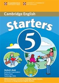 Books Frontpage Cambridge Young Learners English Tests Starters 5 Student's Book
