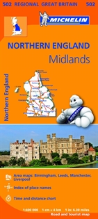Books Frontpage Mapa Regional Northern England, Midlands