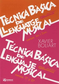 Books Frontpage Tècnica bàsica de llenguatge musical grau mitjà 1-2