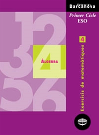Books Frontpage Exercicis de matemàtiques 4. Àlgebra