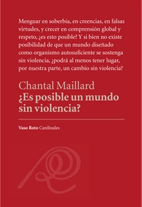 Books Frontpage ¿Es posible un mundo sin violencia?