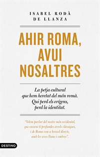 Books Frontpage Ahir Roma, avui nosaltres