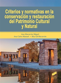 Books Frontpage Criterios y normativas en la conservación y restauración del Patrimonio Cultural y Natural