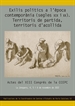 Front pageExilis polítics a l'època contemporània (segles XIX i XX). Territoris de partida, territoris d'acollida