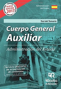 Books Frontpage Cuerpo General Auxiliar de la Administración del Estado. TEST del Temario