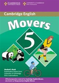 Books Frontpage Cambridge Young Learners English Tests Movers 5 Student Book