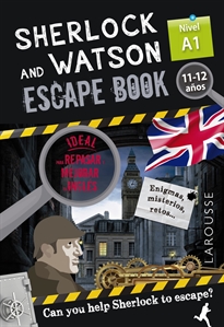 Books Frontpage Sherlock & Watson. Escape book para repasar inglés. 11-12 años