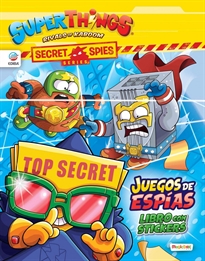Books Frontpage Libro de Stickers Superzings Secret Spies Series - España